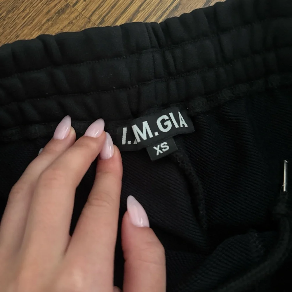 I.AM.GIA Black High-Rise Drawstring Joggers - Picture 5 of 5